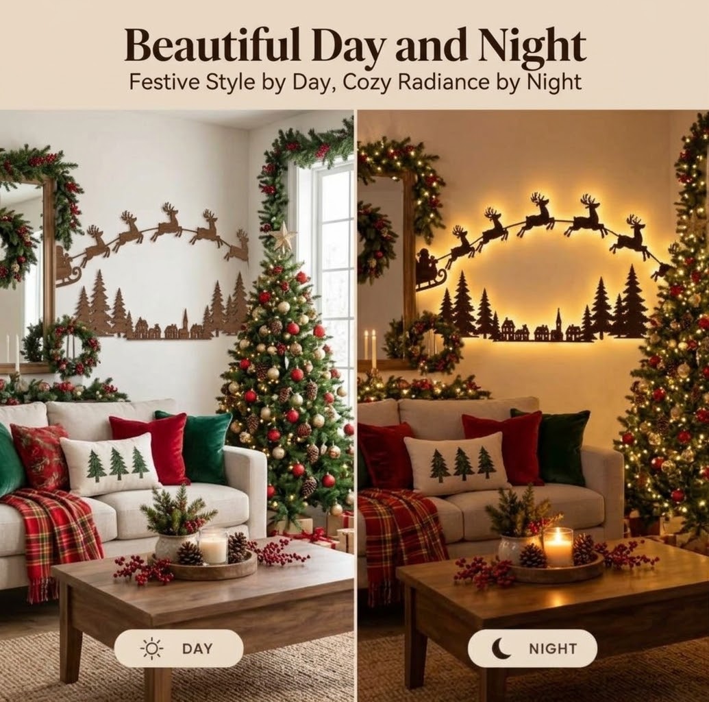 Reindeer & Venice Glow Christmas decor